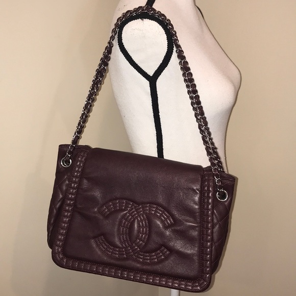 ❌SOLD❌ 😍 CHANEL Caviar Leather Bengal Flap Bag - Picture 2 of 8